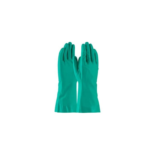 Pip 50-N140G Chemical Resistant Gloves, Nitrile, 13 in L, 15 mil, Green, XL, 12 PK 50-N140G/XL - main